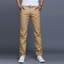 Load image into Gallery viewer, Slim Straight Trousers