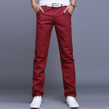 Load image into Gallery viewer, Slim Straight Trousers