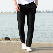 Load image into Gallery viewer, Men Casual Work Cotton Long Pants