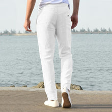 Load image into Gallery viewer, Men Casual Work Cotton Long Pants